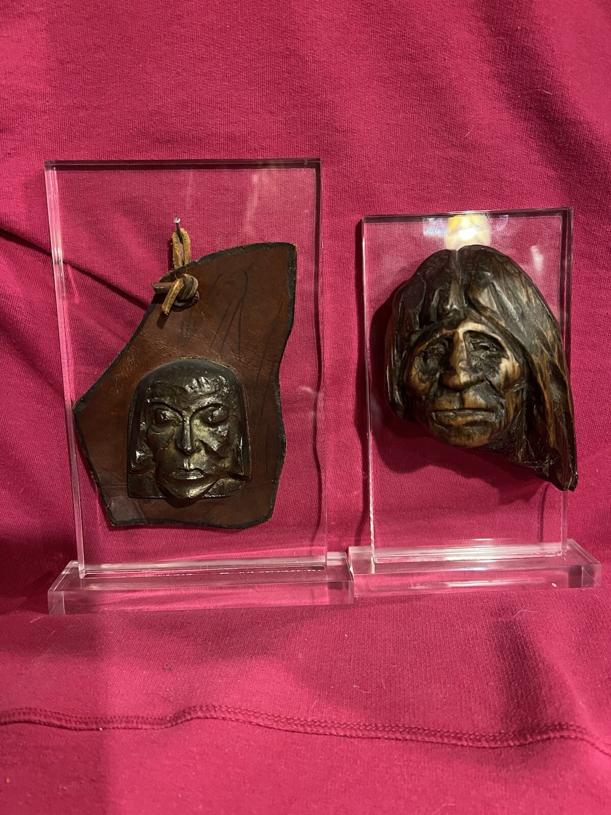 Two Native American Heads