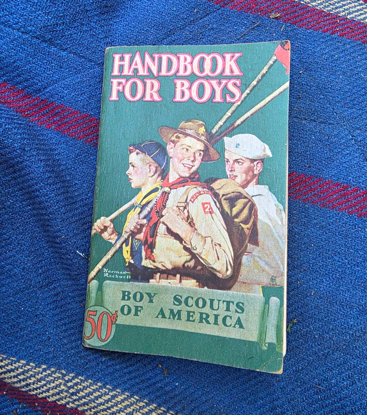 Boy Scouts of America Handbook for Boys BSA Manual Book Boy Scouts of America