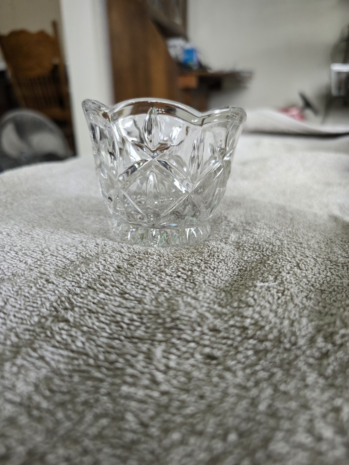 Gorham Lady Anne Lead Crystal Votive Candle Holder