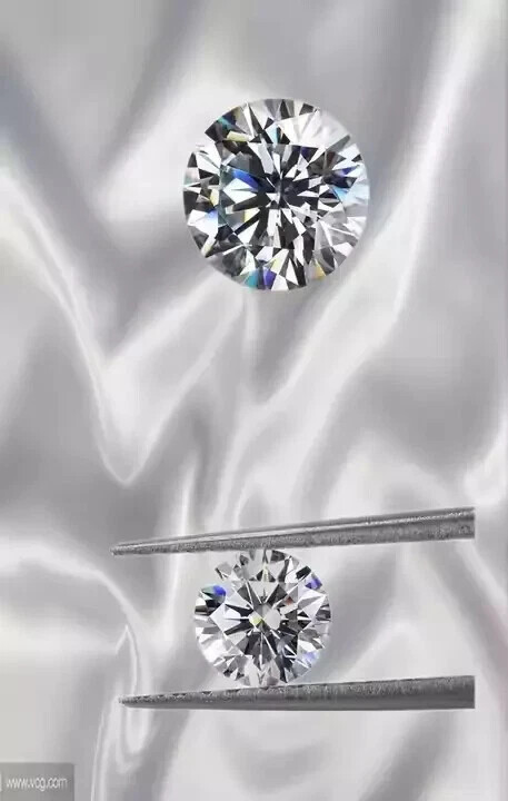 3 Ct Certified Natural Round Cut White Diamond D Grade VVS1 + 1 Free Gift