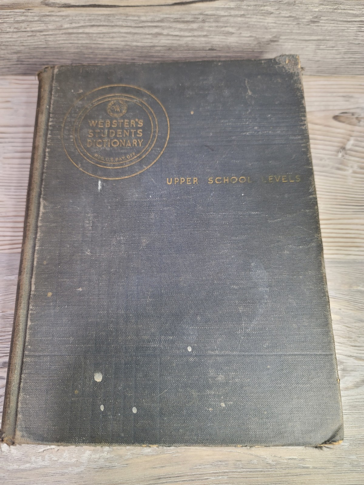 Vintage Webster\'s Students Dictionary Upper School Level1938