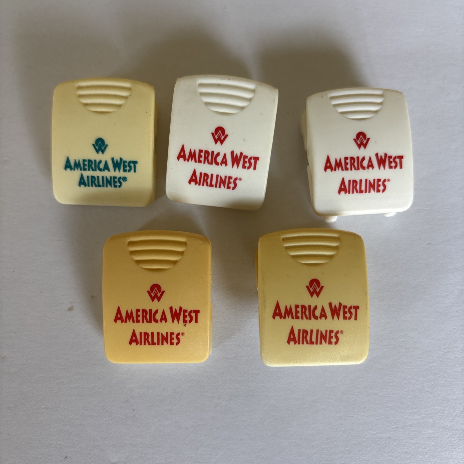 America West Airlines Pilot Hat Badge Pin Clip Collectible Aviation Extinct