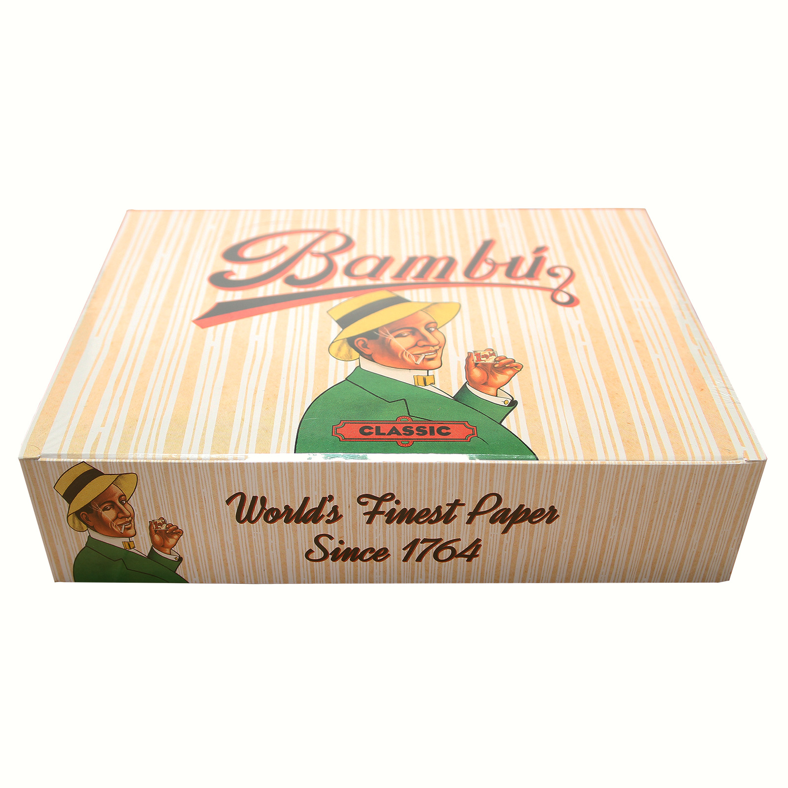Bambu Classic Cigarette Rolling Papers Booklets - Box of 100