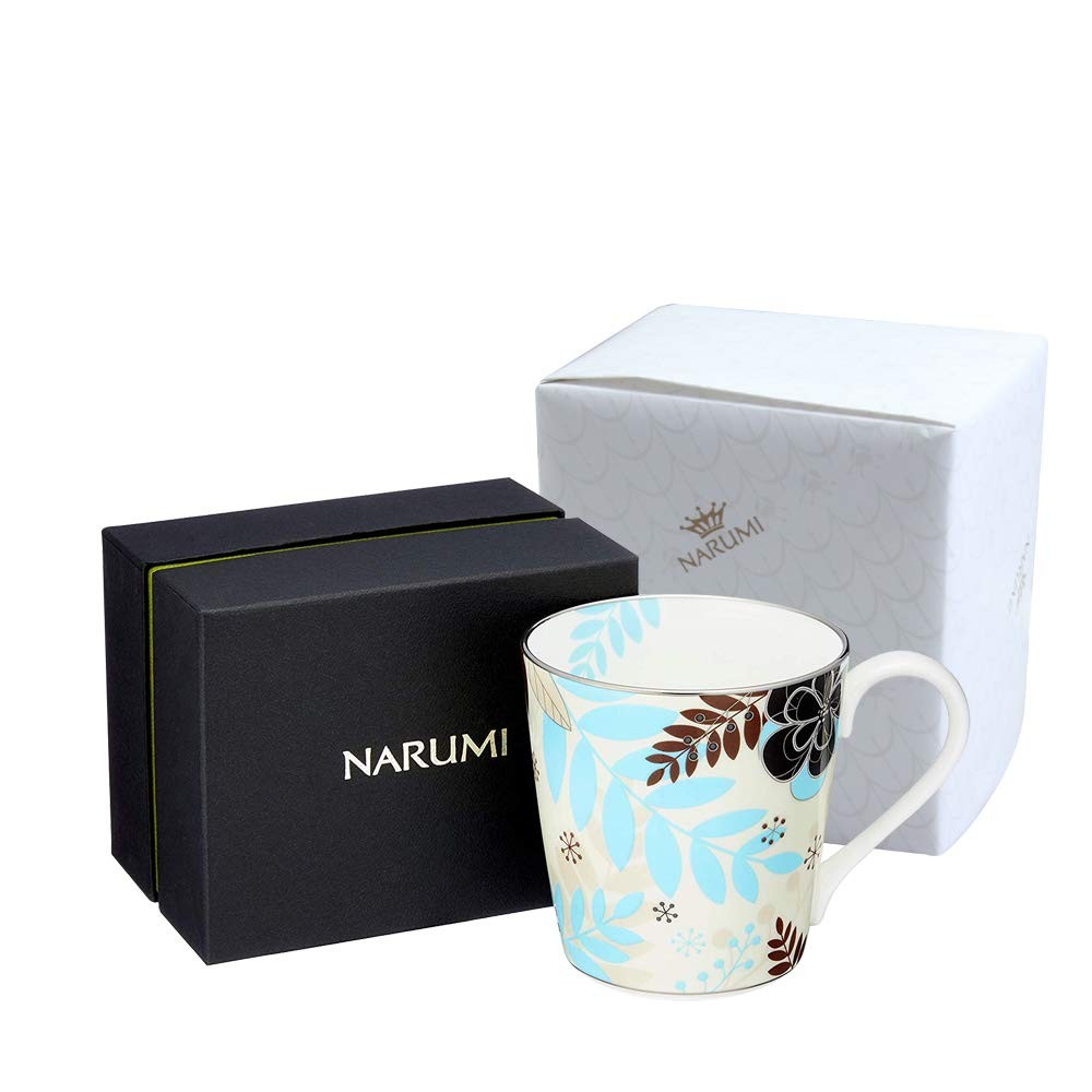 Narumi Floral Paradise Mug, 290Cc, Beige, Cute And Stylish Floral Design, With _