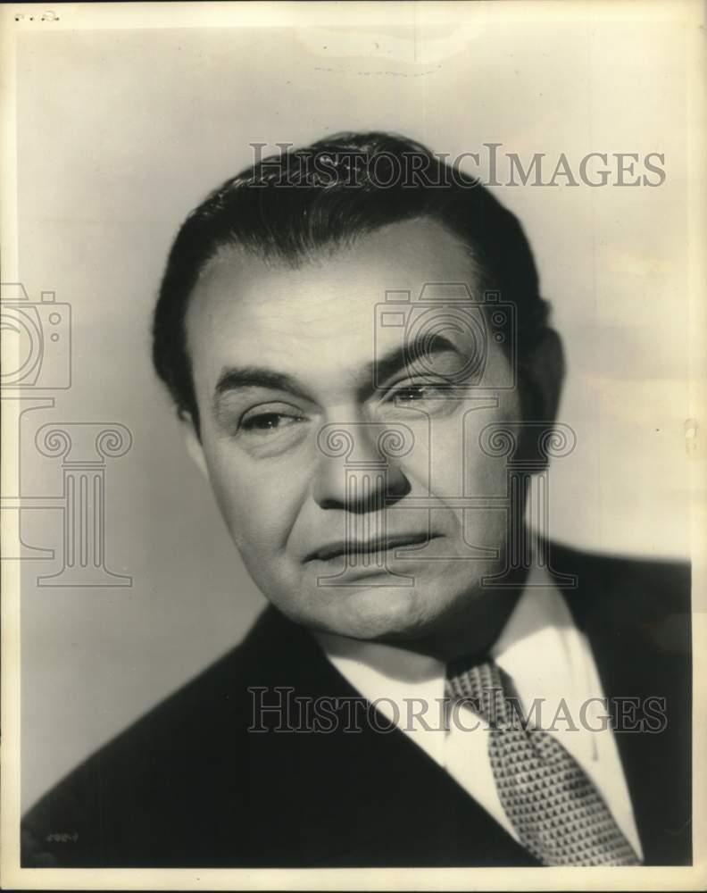 1946 Press Photo Edward Robinson to star in \