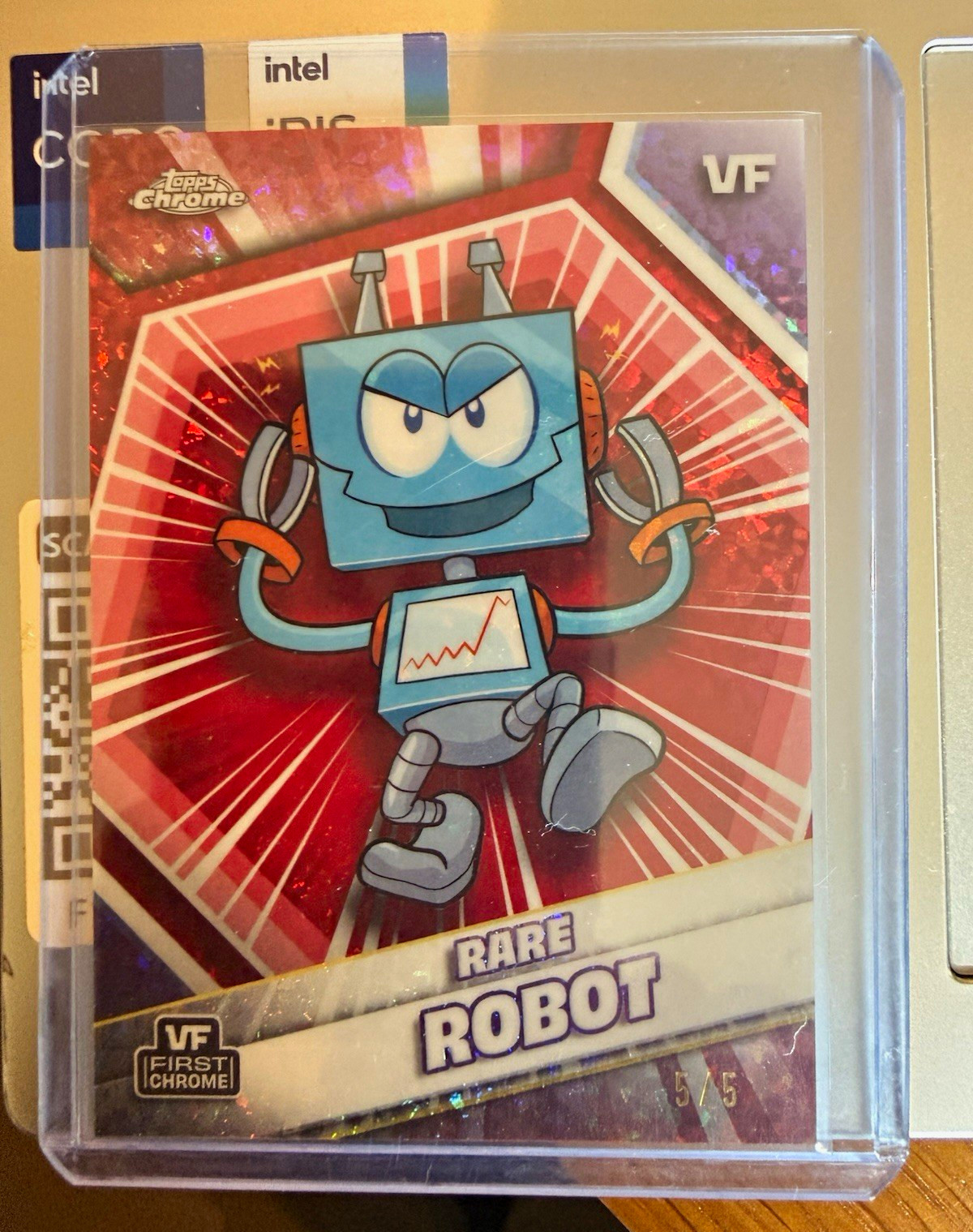 Topps 2026 Topps Chrome VeeFriends Rare Robot #VF Serial Numbered 5/5