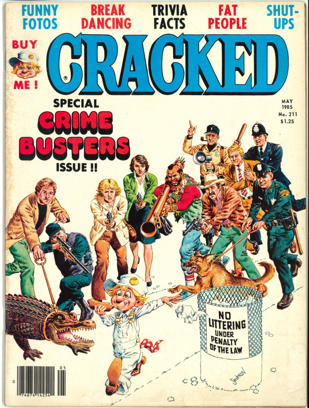 Cracked No. 211 May 1985 - Special Crime Busters Issue