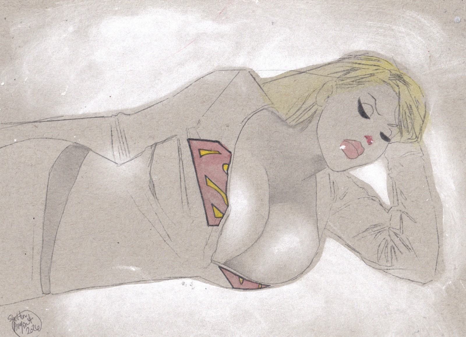 Supergirl: Original Art by Shelton Bryant