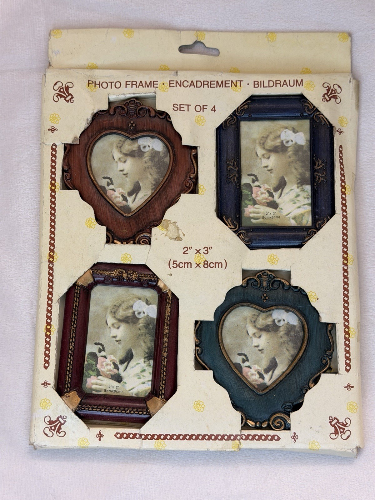 Victorian Picture Frames Set Of 4 RegencyCore cottagecore dark academia Gothic