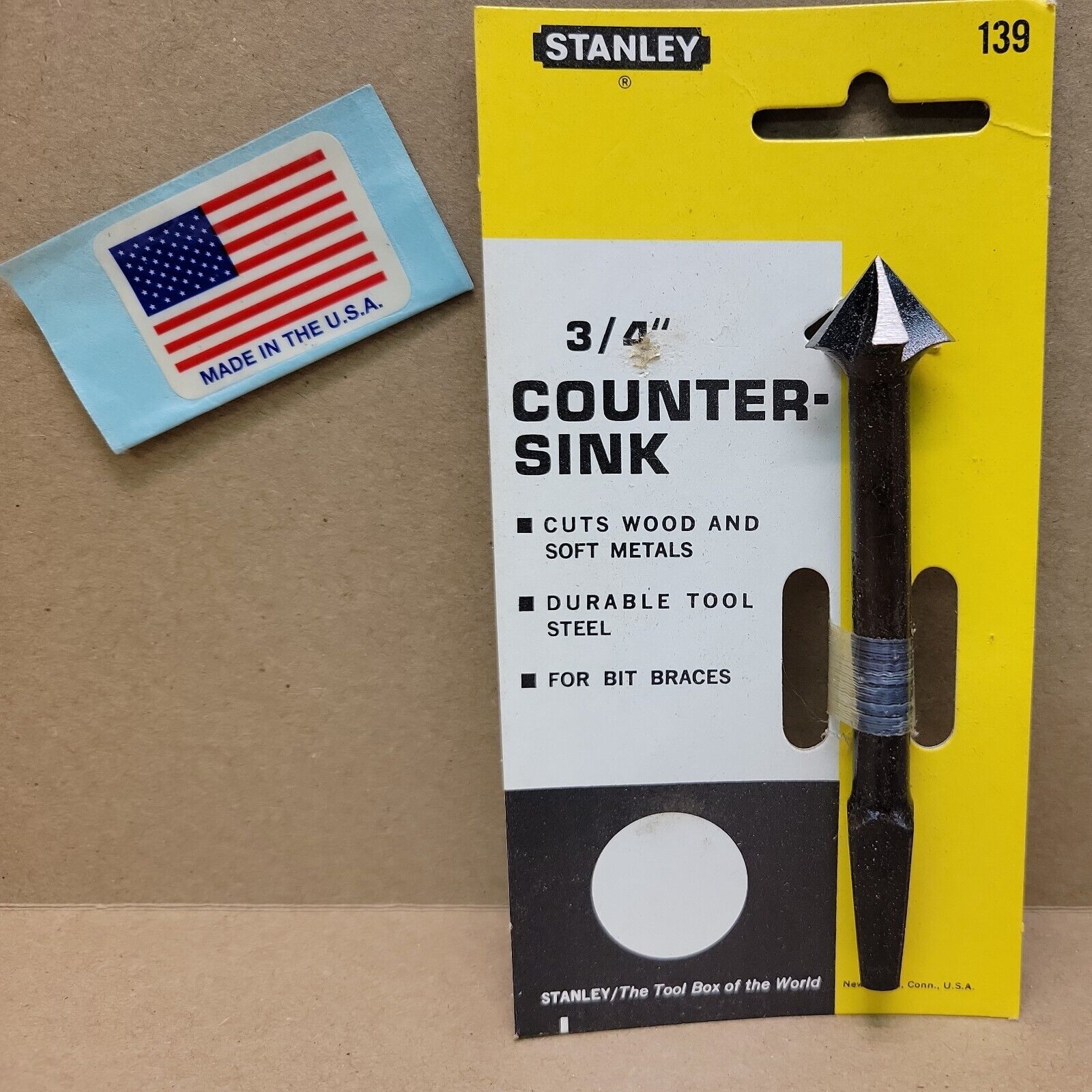 Stanley Bit Brace Countersink Bit 139 3/4\