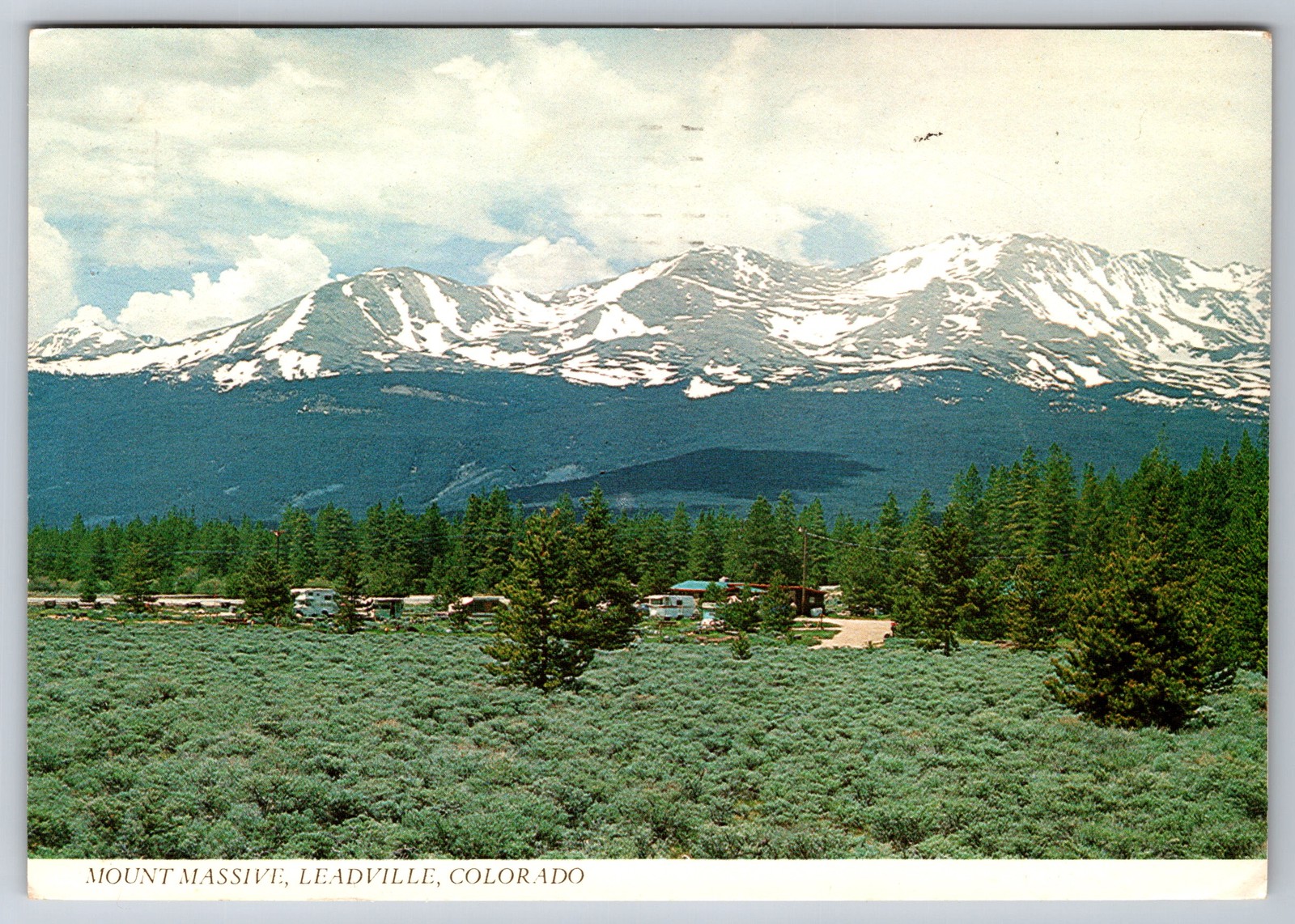 Mount Massive Leadville CO Sugar Loafin Campground Rockies View