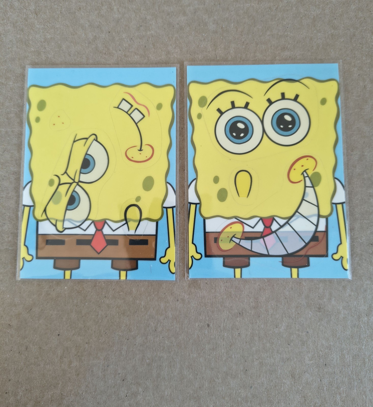 Topps SpongeBob SquarePants Series 2 Make-Your-Own Sticker #3/10 & 4/10 2009