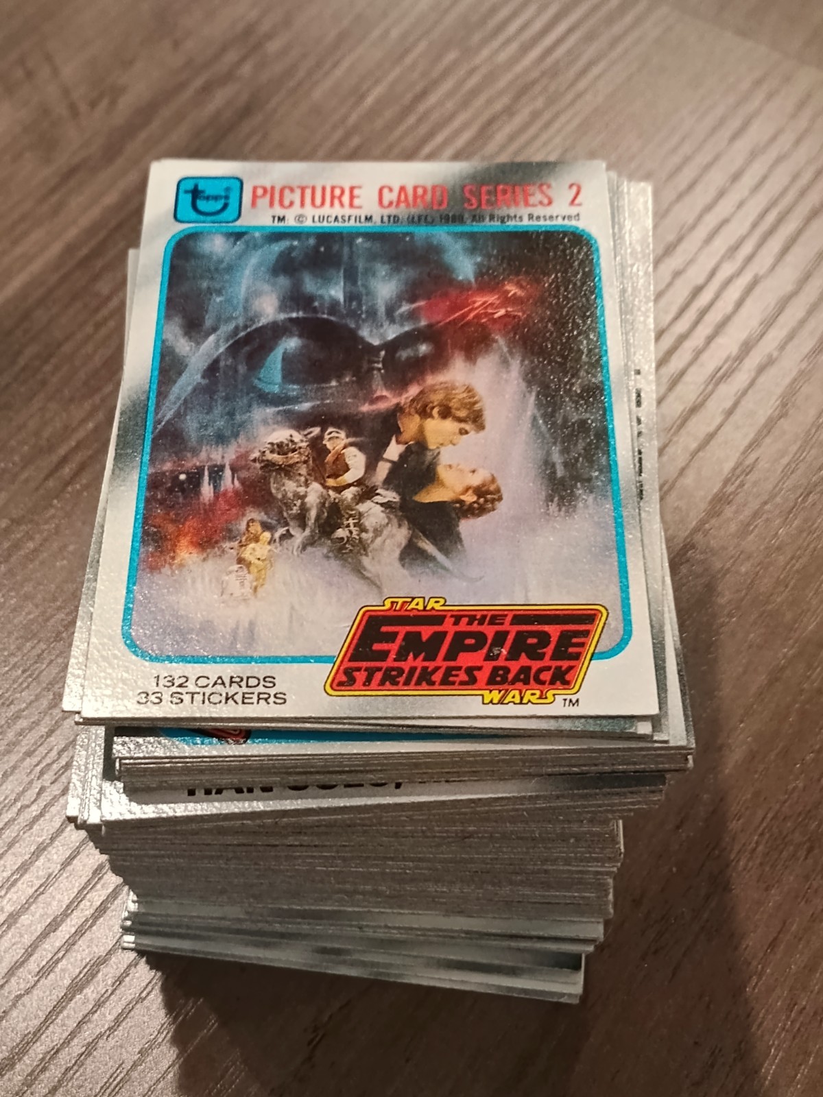 1980 Topps Empire Strikes Back Cards-Series 2 Complete, 132 Cards (#133-264)
