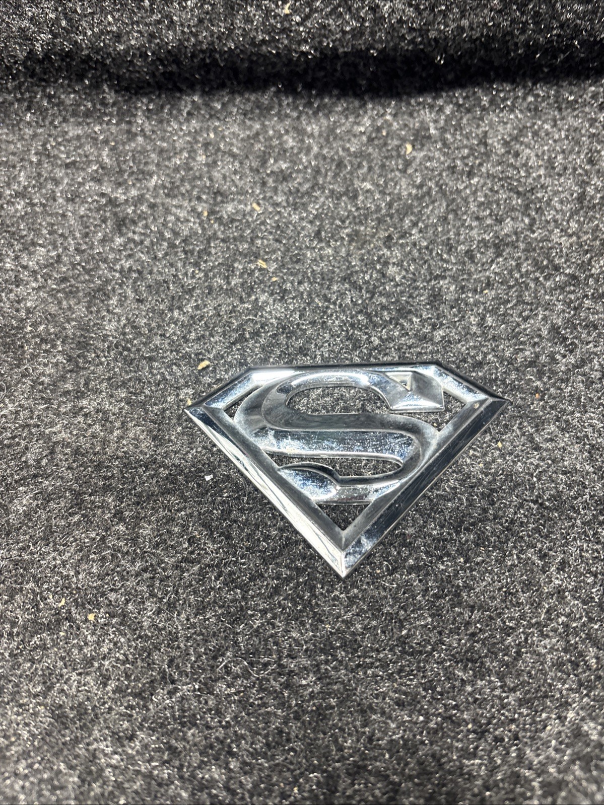 Superman “S” Logo Heavy Metal Chrome Super Hero Heavy 3D Metal Decor Superman “S” Logo Heavy Metal Chrome Super Hero Heavy 3D Metal Decor