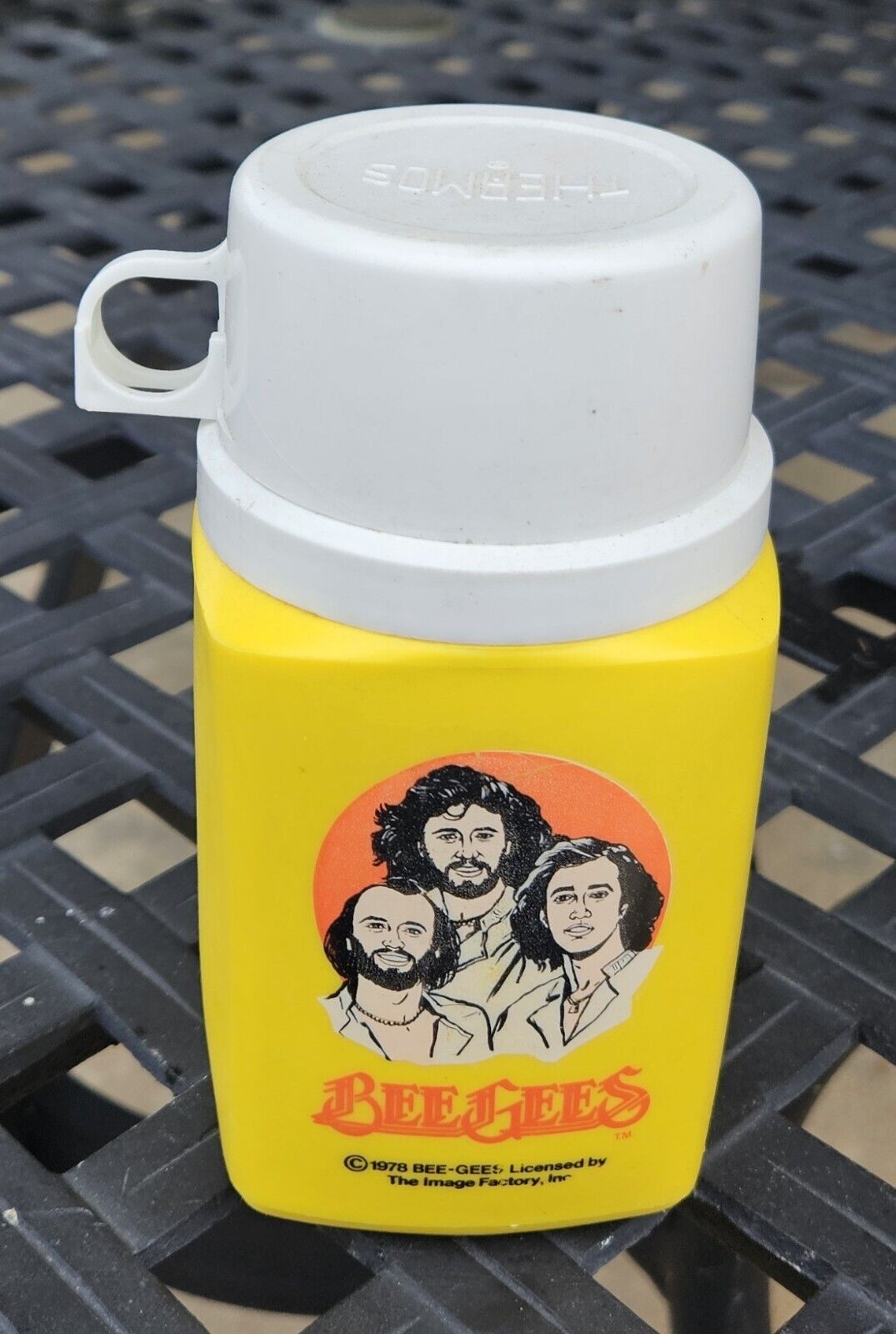 VINTAGE 1978 BEE GEES LUNCH BOX THERMOS