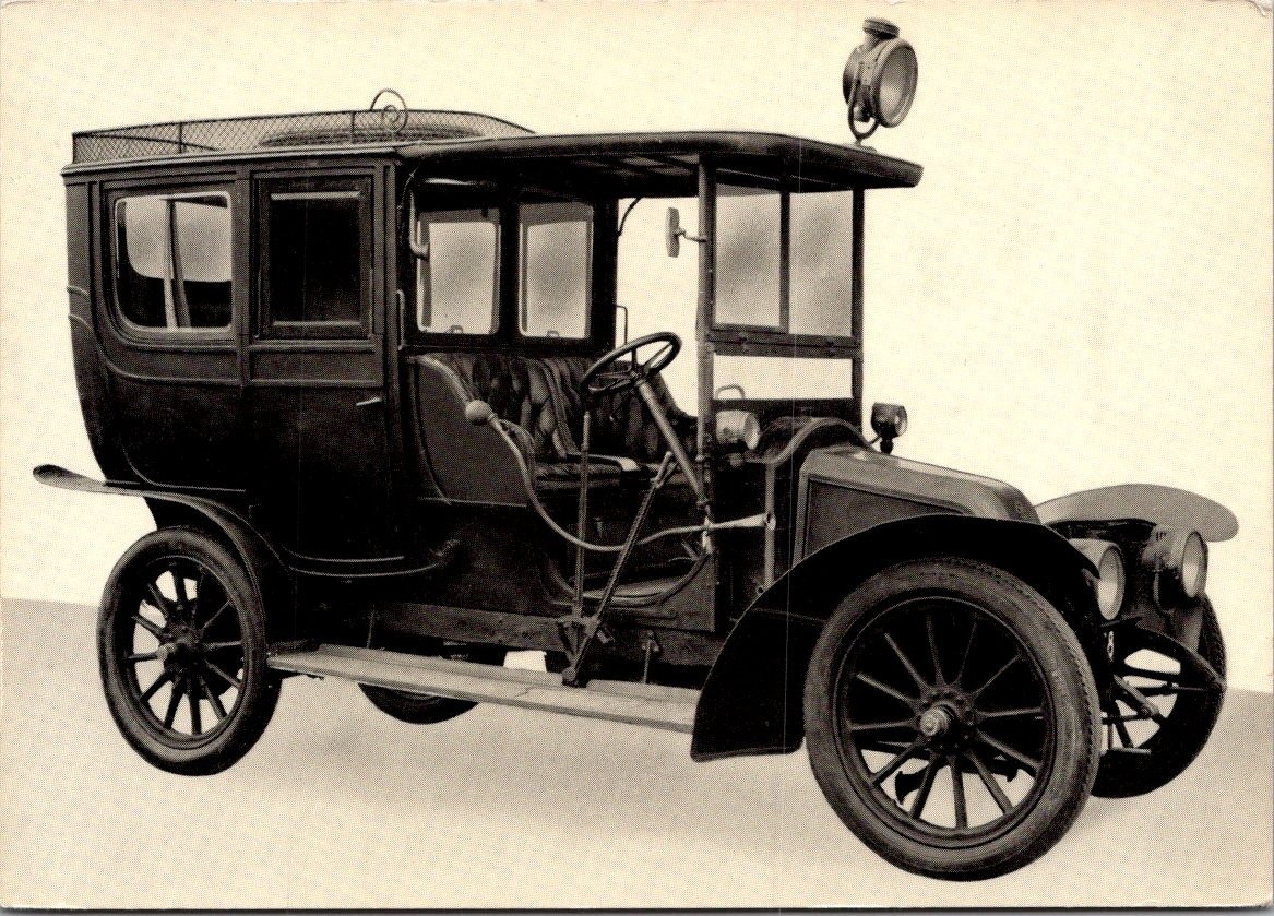 1908 RENAULT Automobile 4x6 Postcard