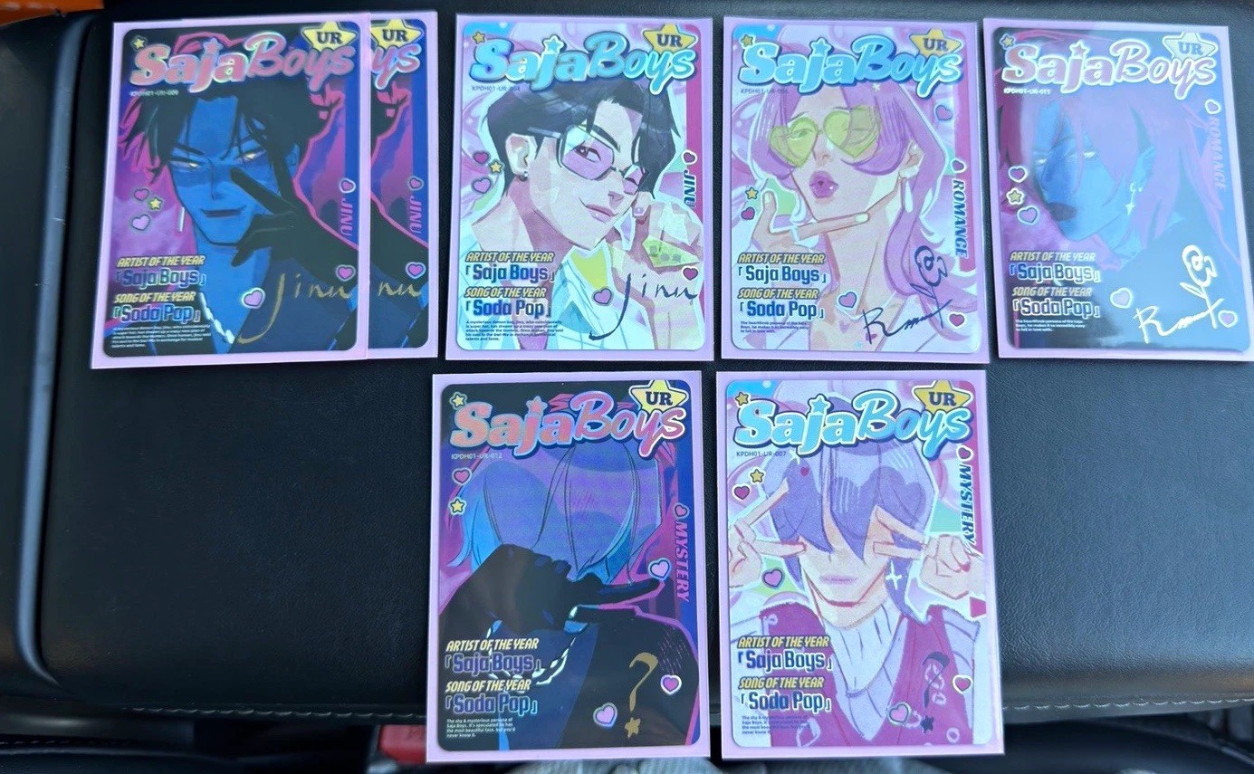 SajaBoys Autograph Signed Soda Pop 2024 Non-Sport Trading Card Lot (7)