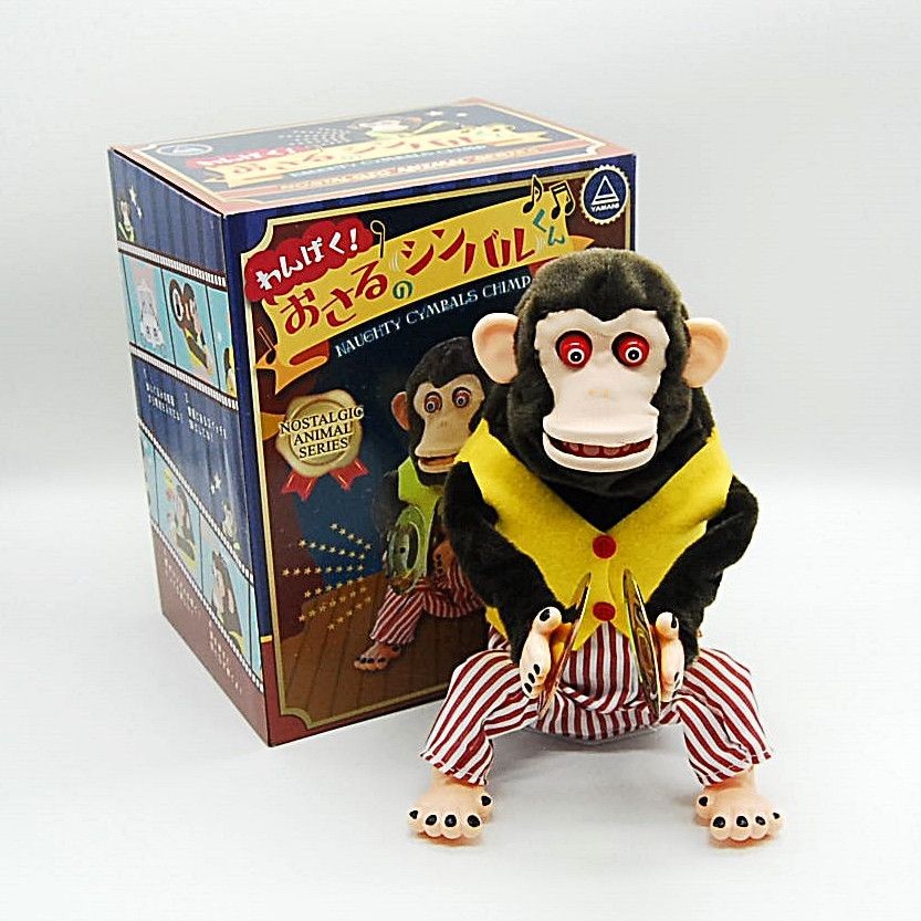 Mischievous Plush toy of Cymbal Monkey chimpanzee Yamani Toy Story 3 mischievous
