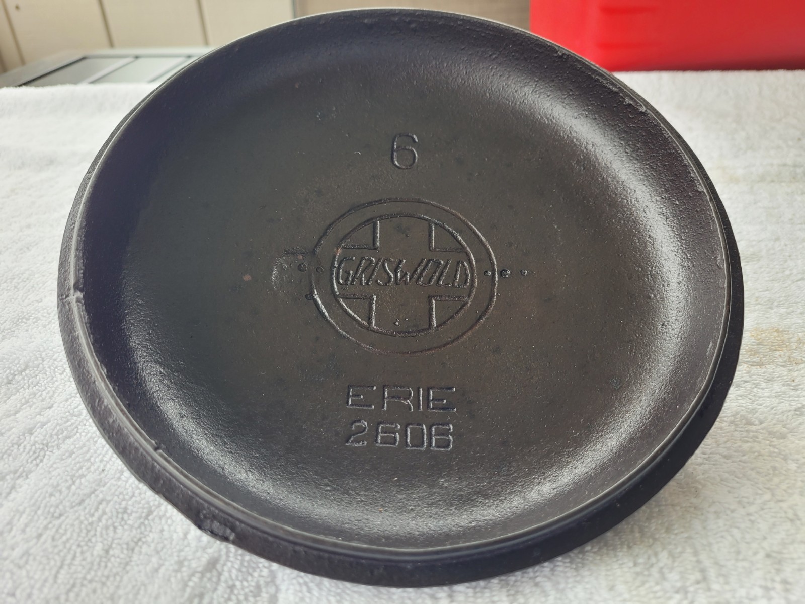  GRISWOLD ERIE #6 2606 CAST IRON LID