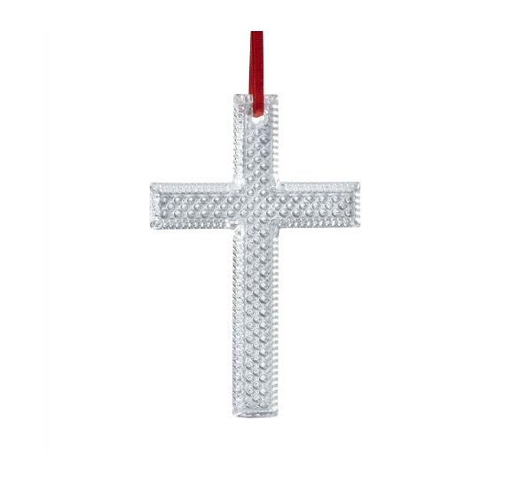NEW Waterford Crystal Cross Ornament - Retail $50.00