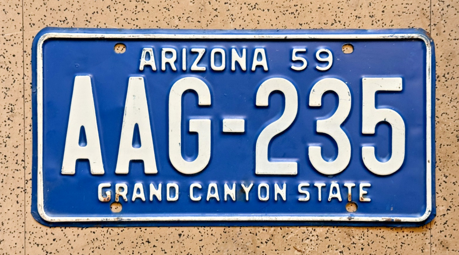 1959 ARIZONA license plate — COCHISE CO —ORIGINAL SUPER vintage antique car tag