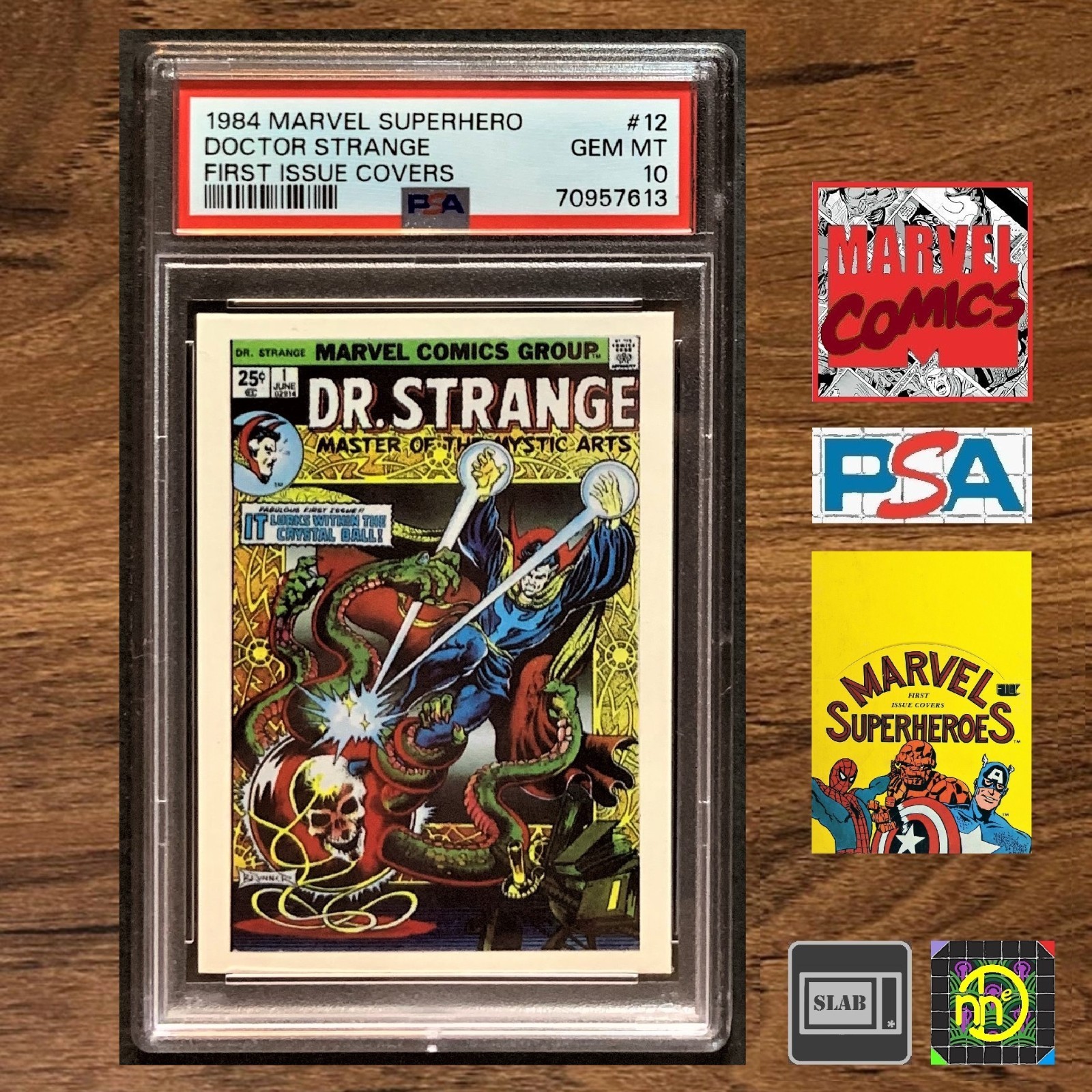 1984 FTCC Marvel First Issue Covers - #12 Doctor Strange - PSA 10 GEM MINT