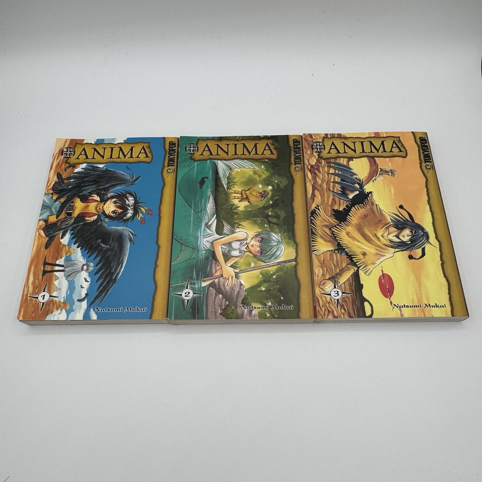 +Anima Manga Volumes 1-3 Natsumi Mukai - English Paperback FIRST EDITION