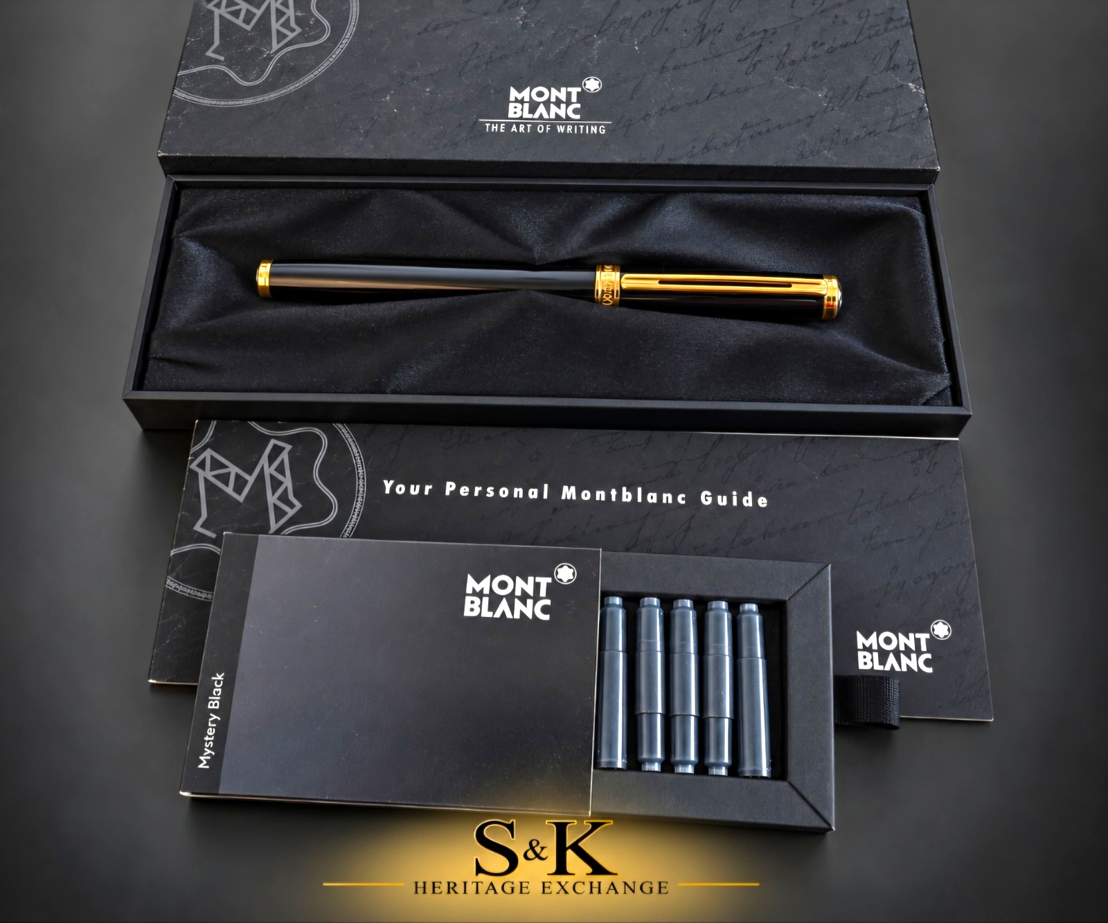 Montblanc Noblesse Oblige Fountain Pen — 14K 585 Gold Nib, Medium, Box & Papers