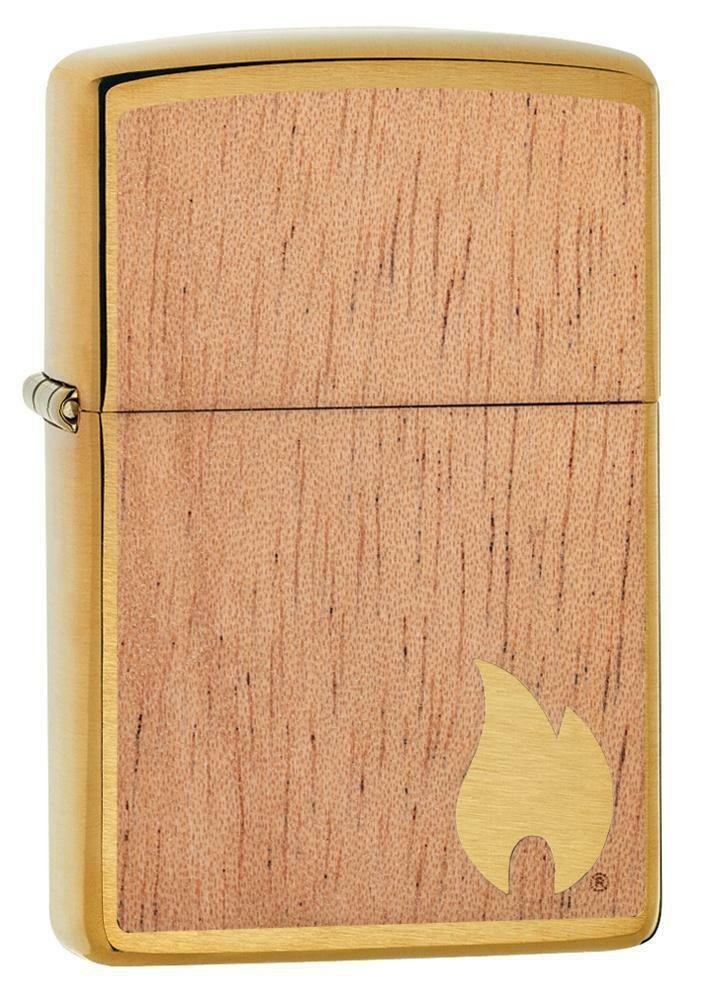 Zippo 29901, Woodchuck Mahogany Emblem Lighter, Buy 1 Plant 1, Brass
