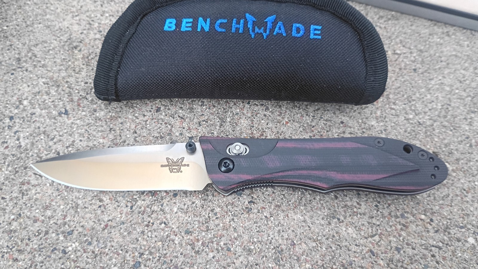 Benchmade Ares 730 Elishewitz / Carbon Fiber Backspacer / Rare / Vintage 