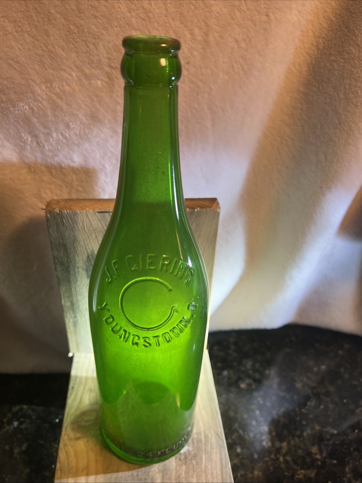 J. F. Giering Bro Carbonated Drinks 1911 Youngstown, Oh Bottle