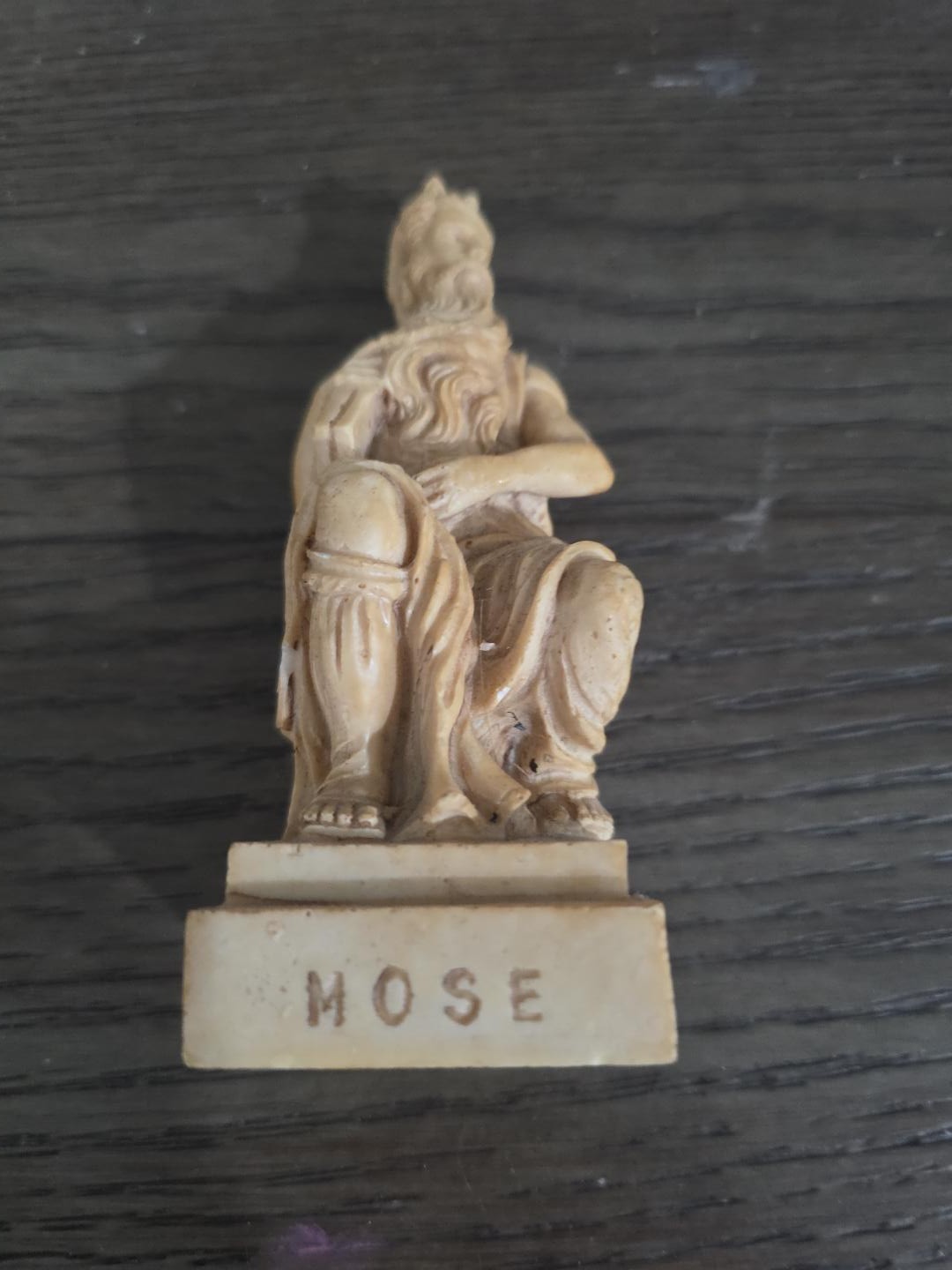 Vintage Moses Biblical Figurine Statue 4.5