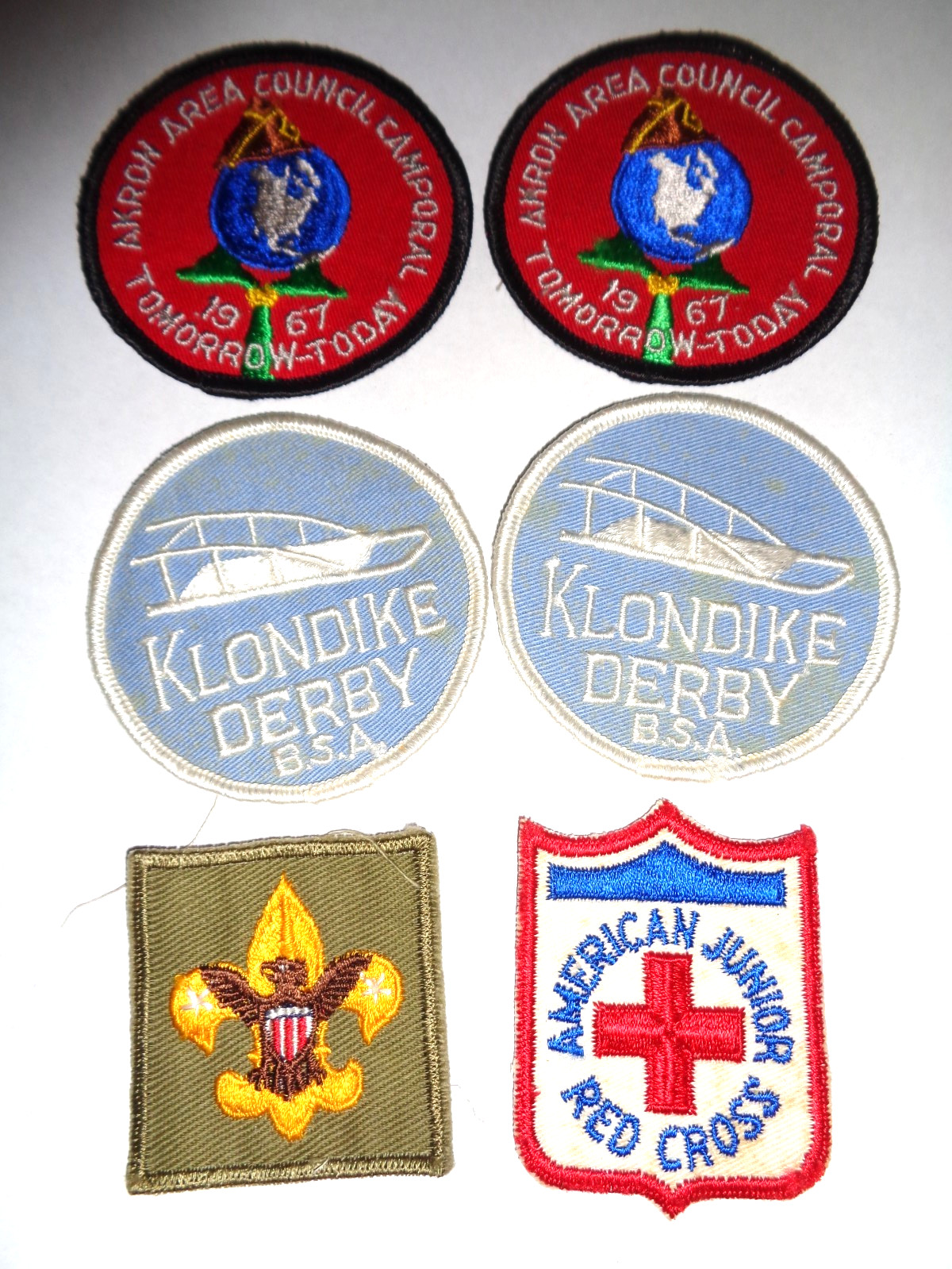 6 Vintage BSA Patches 1967