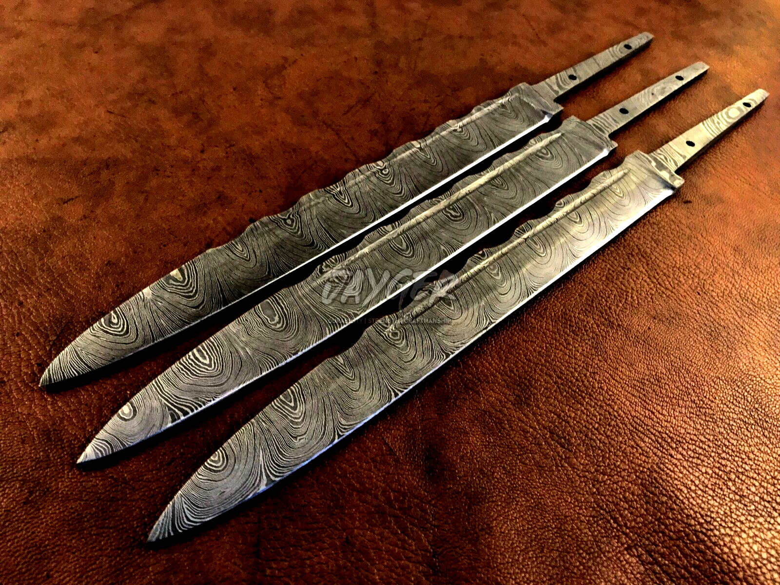 Jayger Handmade Damascus Steel Blade Blank-3xScottish Dirk-Knife Making-B275