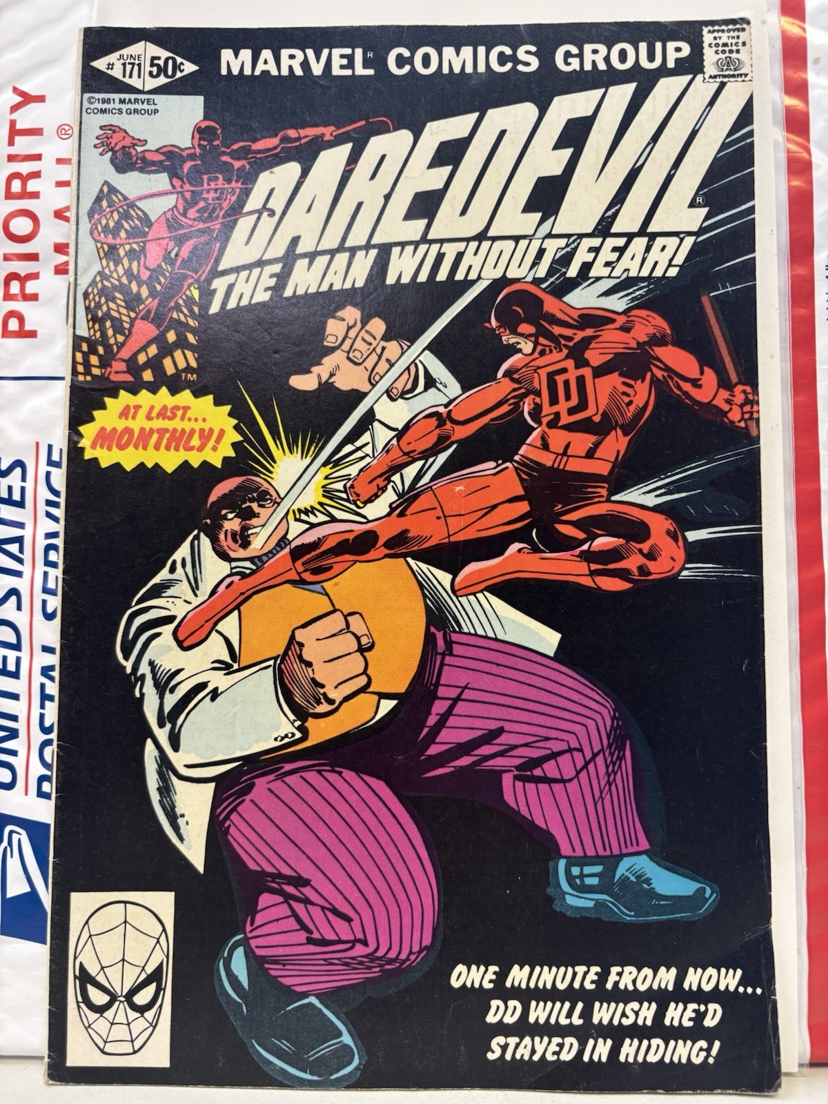 Marvel Comics Group Daredevil #171 (1981) In the Kingpin\'s Clutches Stan Lee