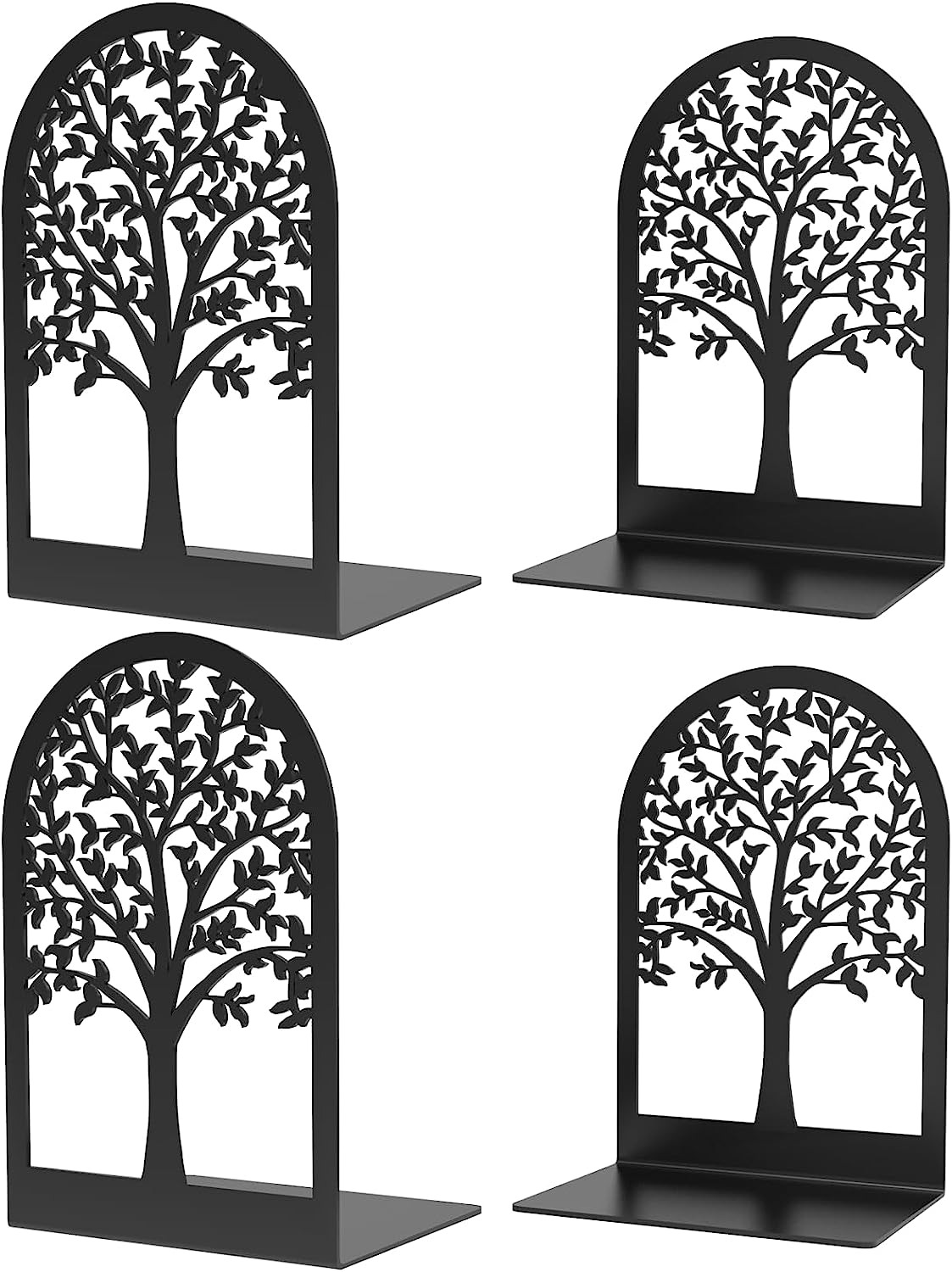 Book Ends, Bookends, Tree Book Ends for Shelves, Modern Book Ends Decorative