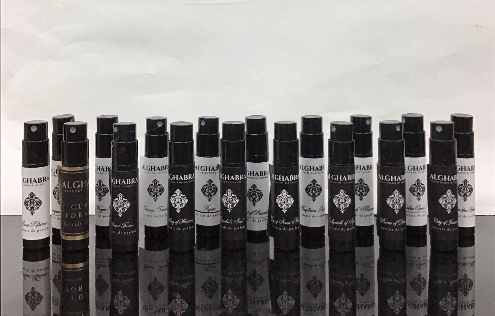 Alghabra Collection Extrait De Parfum Vials Lot Of 18 - Different Scents, No Box