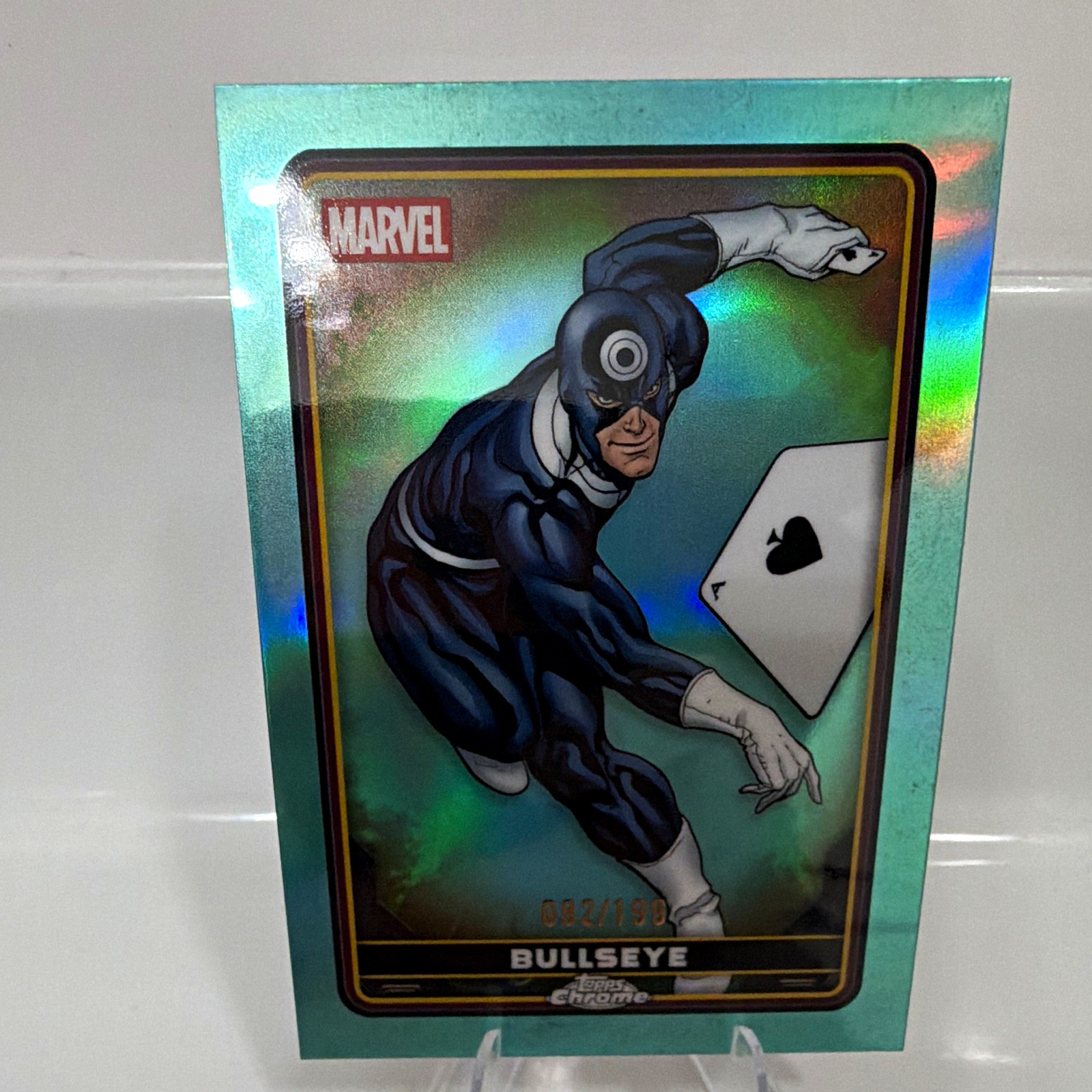 Topps 2018 Marvel Deadpool Bullseye #19 Parallel Serial #082/199