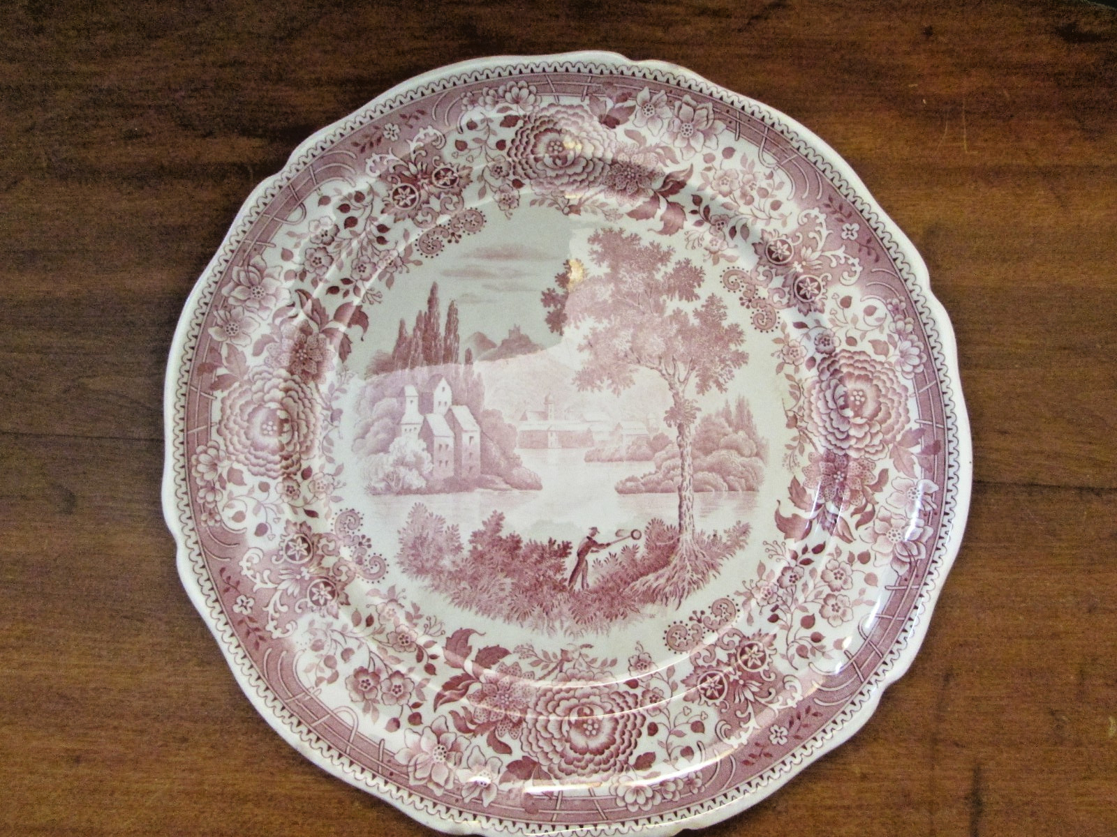 Villory & Boch RARE Made in France-Saar Economic Union 1945 Maroon 11\