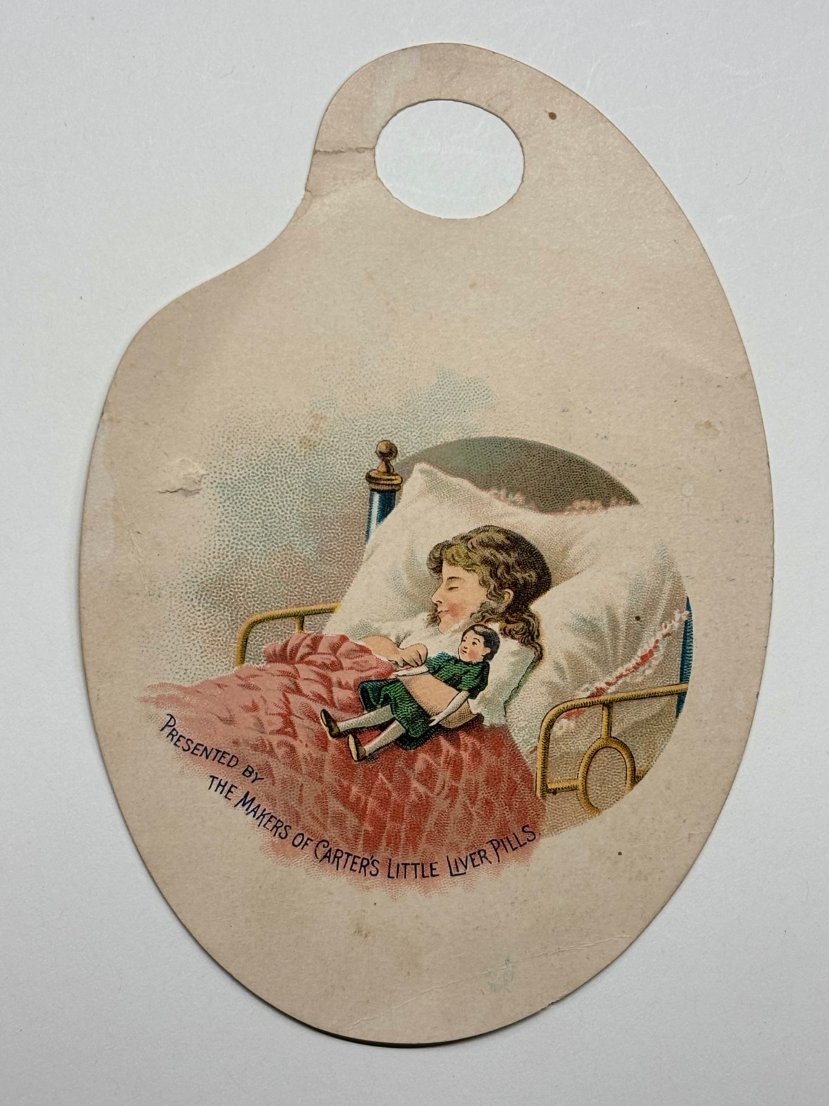 VICTORIAN TRADE CARD: 1880s - Carter's Little Liver Pills - Belladonna - NY