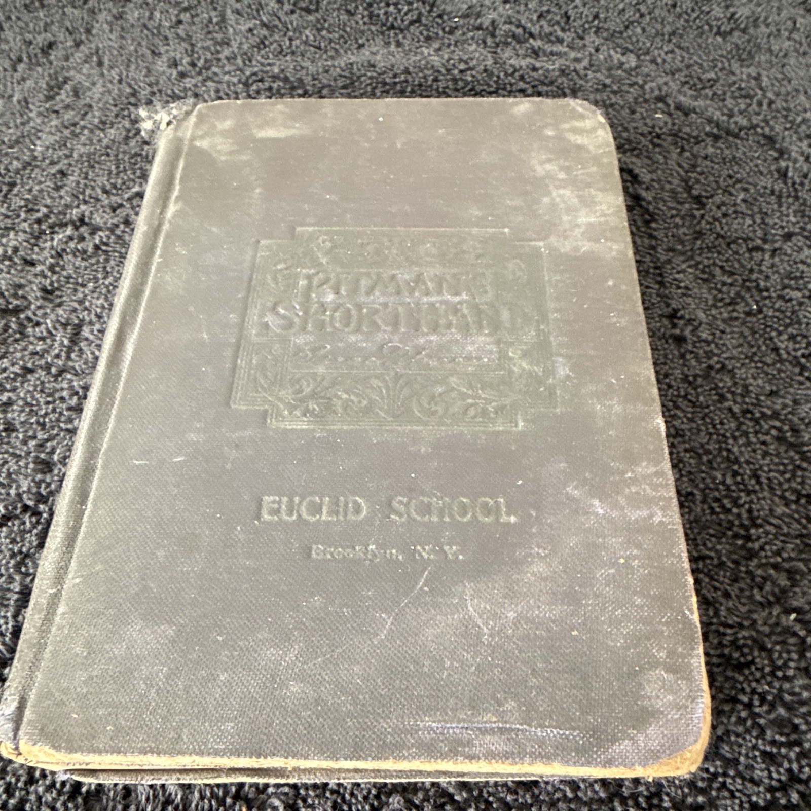 Pitman Shorthand Book Euclid School Brooklyn NY 1906-1907 Original