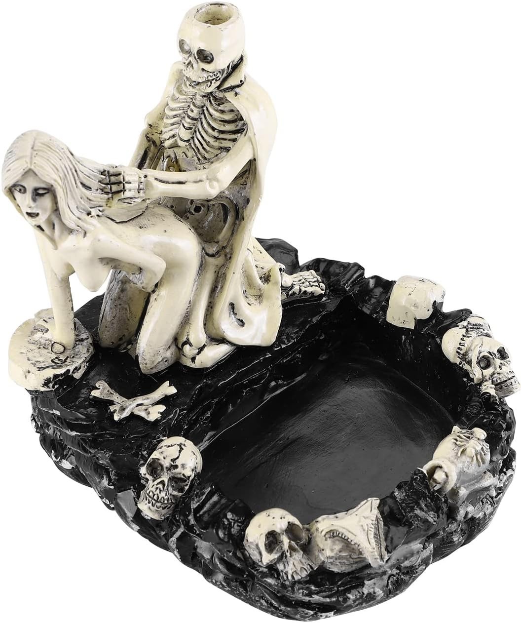 Creative Skull Ashtray Resin Skeleton Ashtray, Skull Lovers Figurine