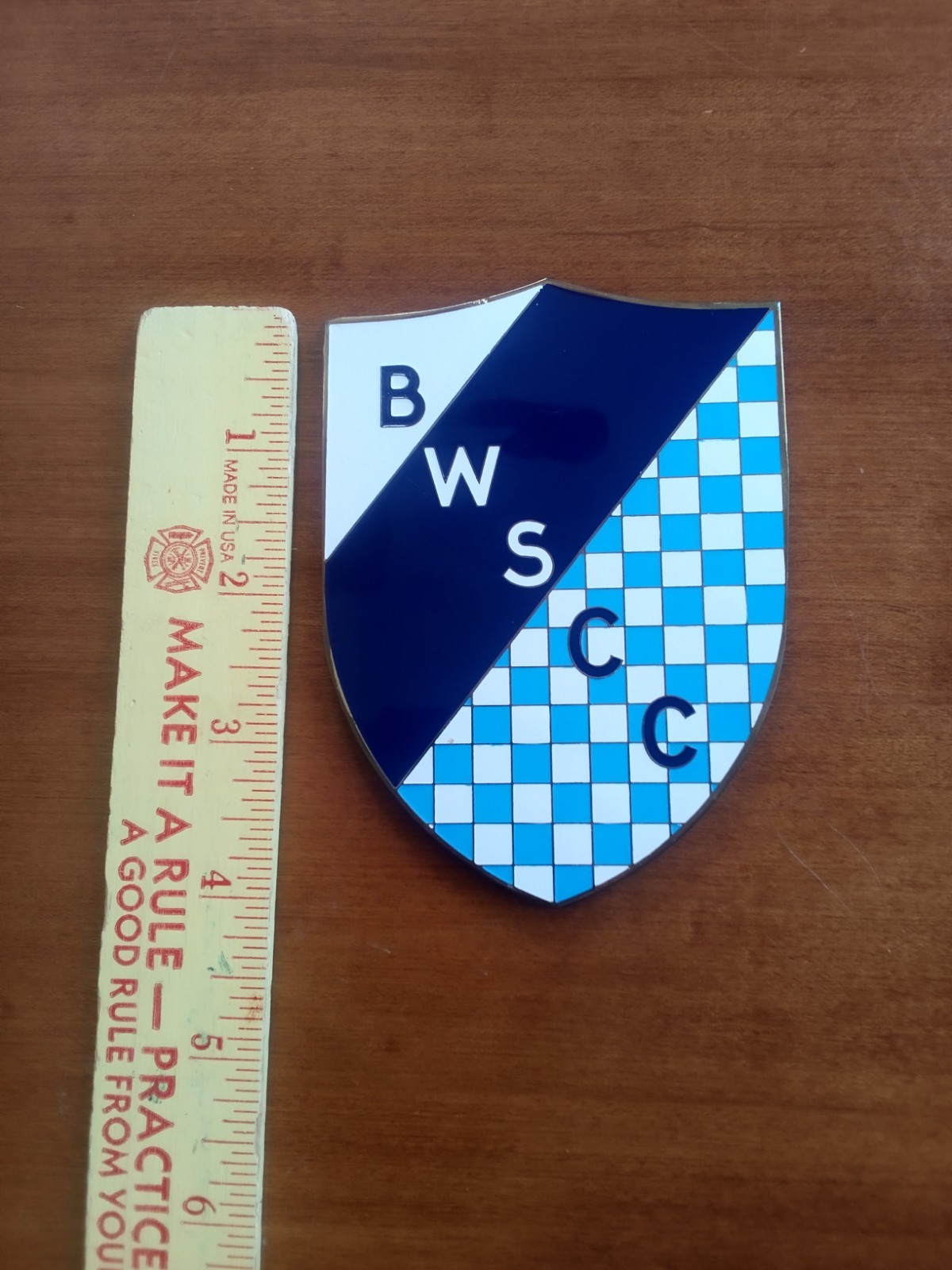 Blue Water Sports Car Club Badge Emblem Port Huron Marine City St. Clair Mich. Blue Water Sports Car Club Badge Emblem Port Huron Marine City St. Clair Mich.