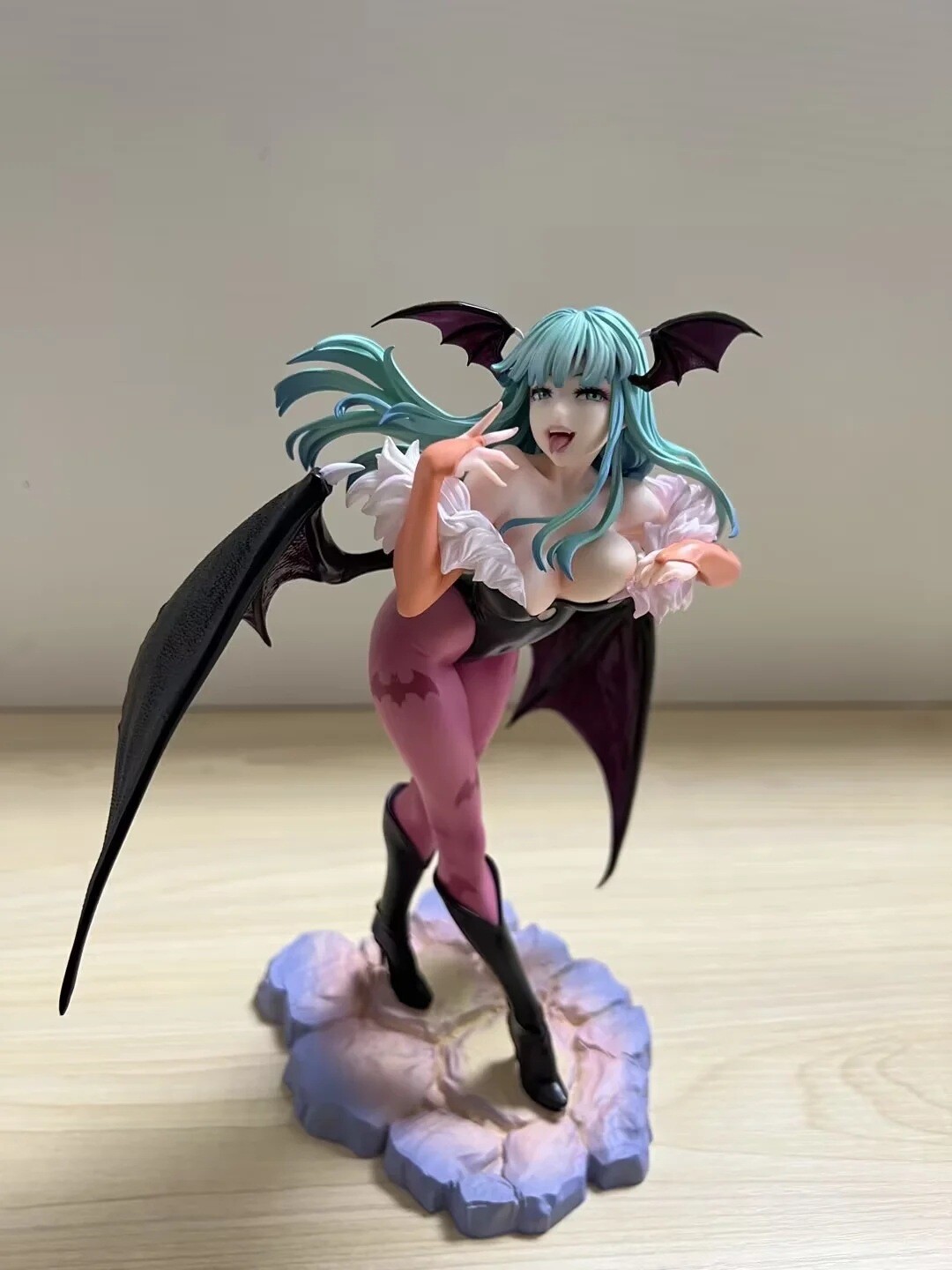 US Anime Vampire Morrigan Aensland Figure DARKSTALKERS BISHOUJO PVC Statue Model