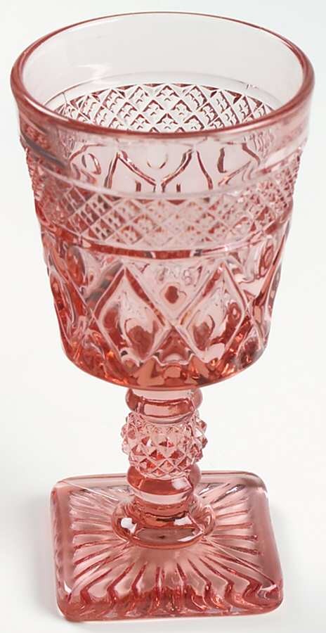 Imperial Glass-Ohio Cape Cod Pink Claret Wine Glass 1862918