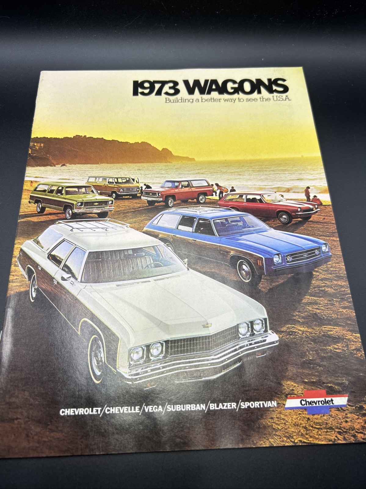 NOS 1973 CHEVROLET STATION WAGONS DEALER SALES  BROCHURE 20 PAGES
