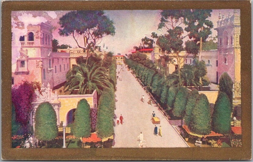 1935 CPIE Expo SAN DIEGO Postcard 