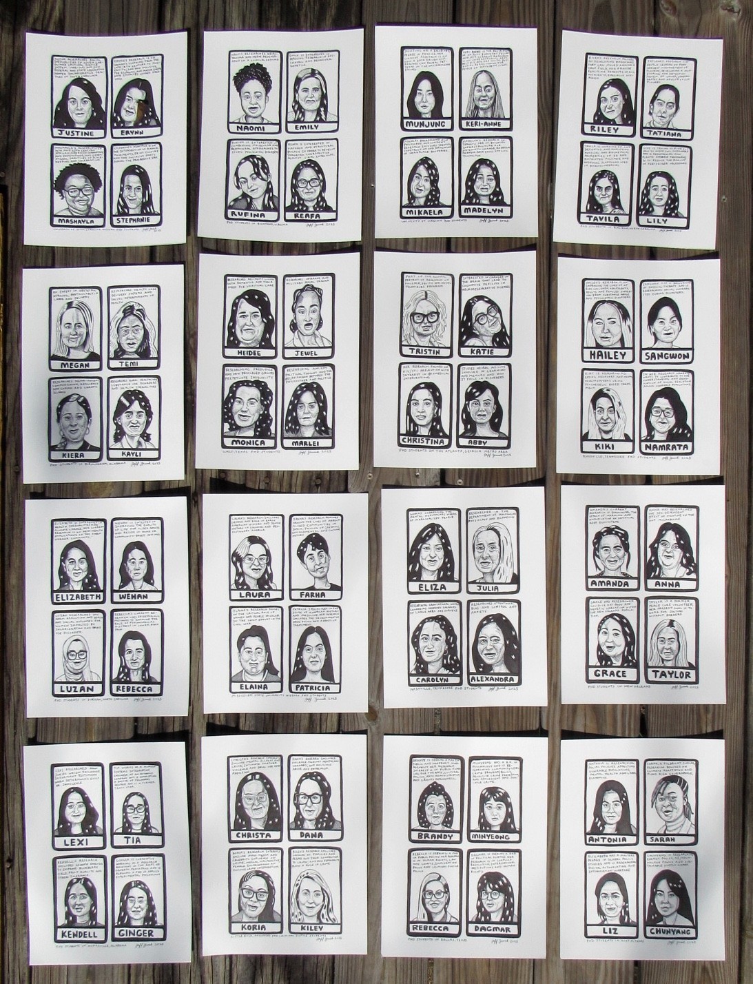Lot of 16) 9x12