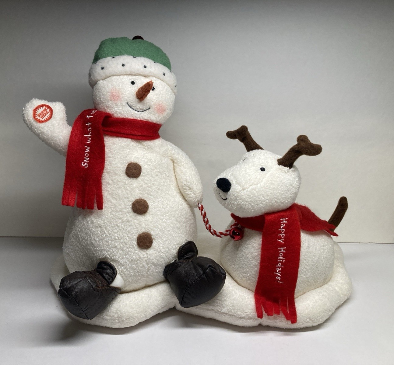 Vtg 2004 Hallmark Jingle Pals Snowman & Dog Musical Animated Tested Works READ Vtg 2004 Hallmark Jingle Pals Snowman & Dog Musical Animated Tested Works READ