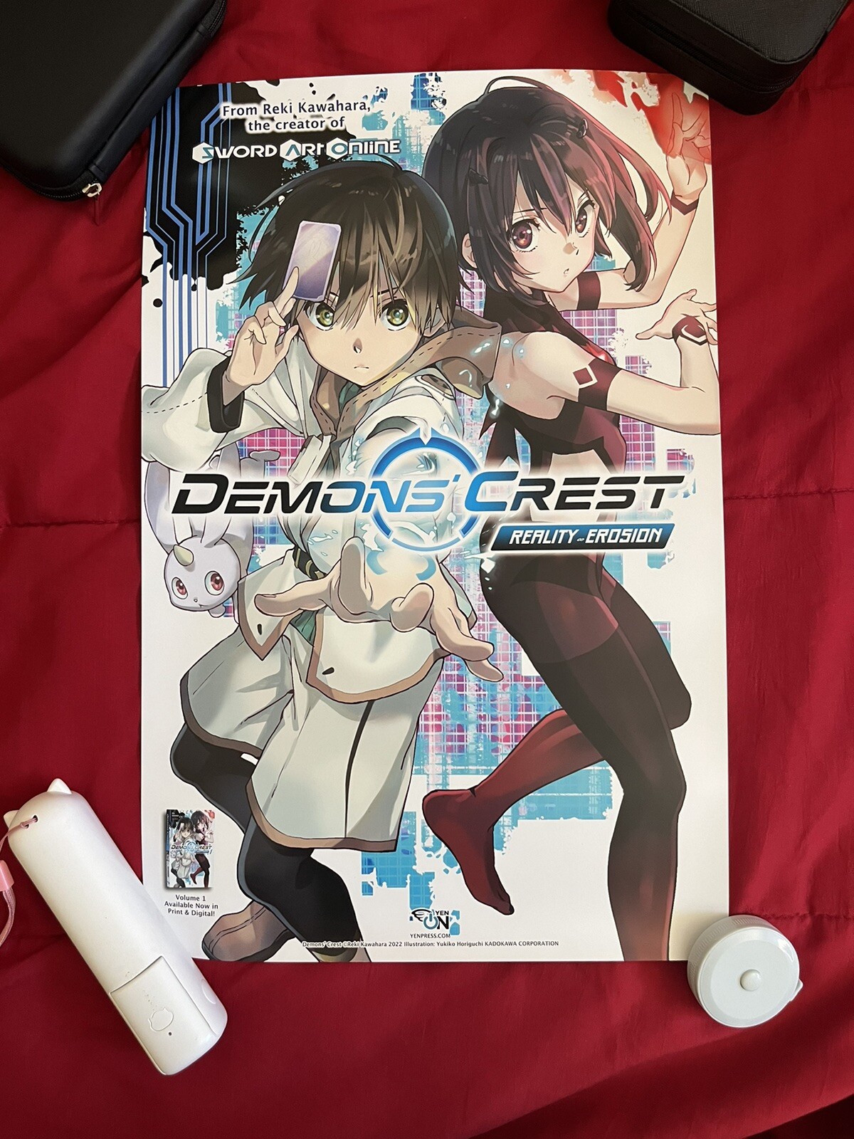 Sword Art Online + Demon’s Crest Double Sided Poster SDCC 2024 Viz Media Manga Sword Art Online + Demon’s Crest Double Sided Poster SDCC 2024 Viz Media Manga